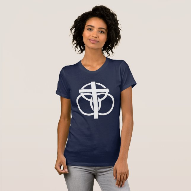 Dam tshirt: Modern logotyp Tee Shirt (Hel framsida)