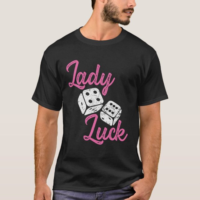 Dam Tur Bära medan du spelar vid kasinot Ditt N T Shirt (Framsida)