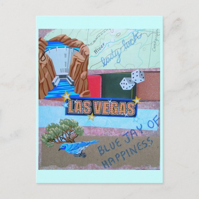 Dam Tur Collage Vykort (Framsida)