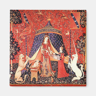 "Dam & unicornen ", Magnet