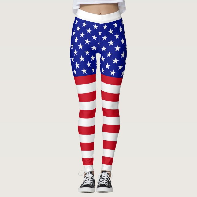Dam USA Flag Leggings (Framsida)