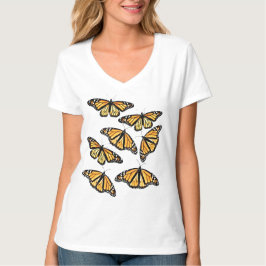 Dam V Nacke - Monarkins massor T Shirt