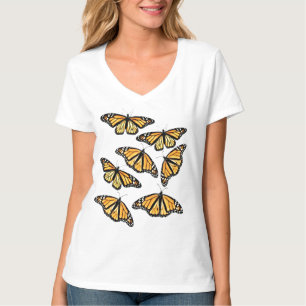 Dam V Nacke - Monarkins massor T Shirt