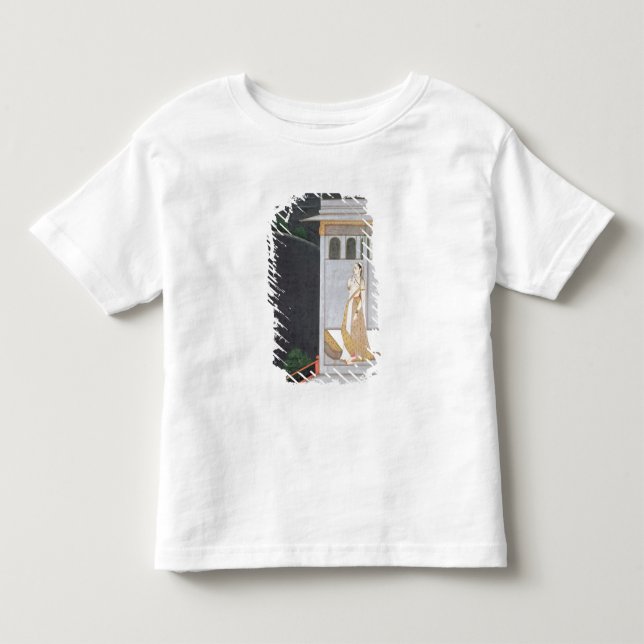 Dam väntar på hennes älskare tee shirt (Framsida)