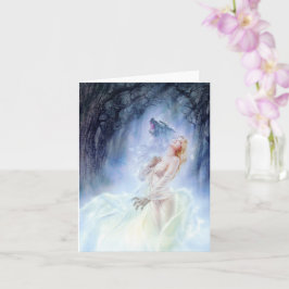 Dam Varg Fantasy Art Greeting Card | Enchanting Kort
