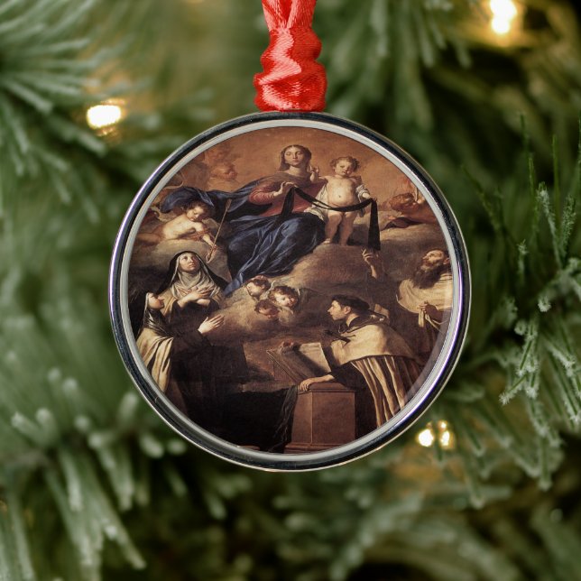 Dam vid berget Carmel 1641 Julgransprydnad Metall (Träd)