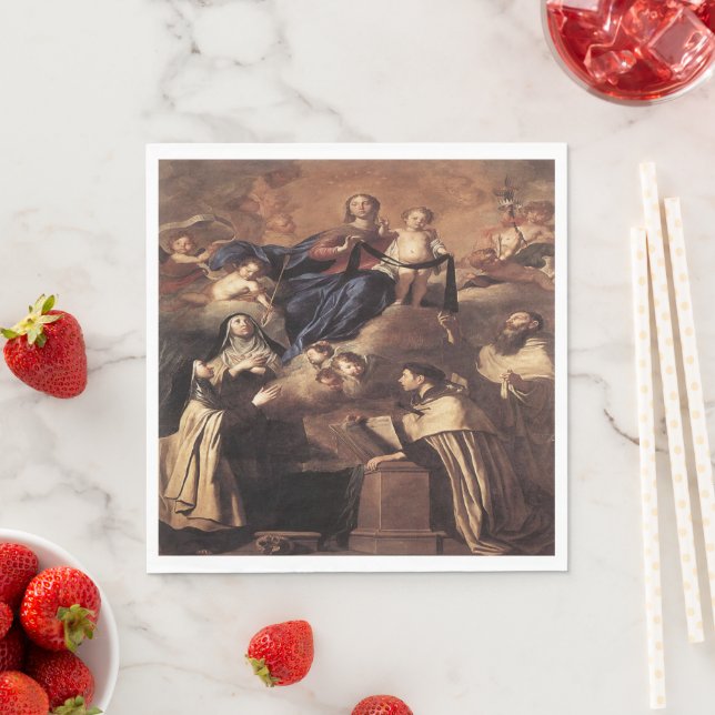 Dam vid berget Carmel 1641 Pappersservett (Insitu)