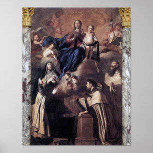 Dam vid berget Carmel Poster