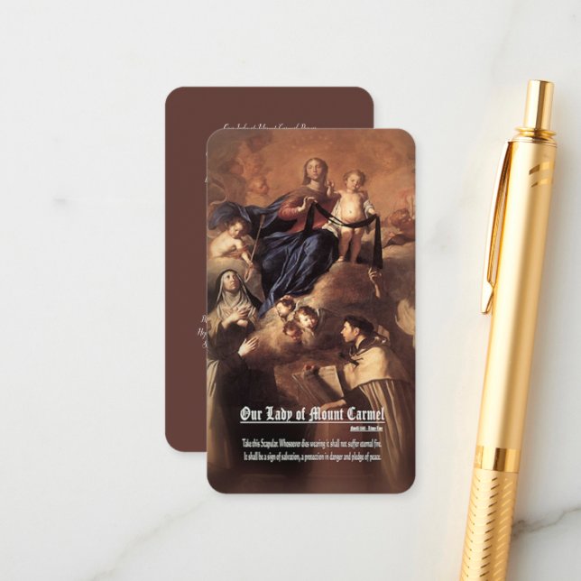 Dam vid berget Carmel Prayer Tilläggskort (Fram/Back In Situ)