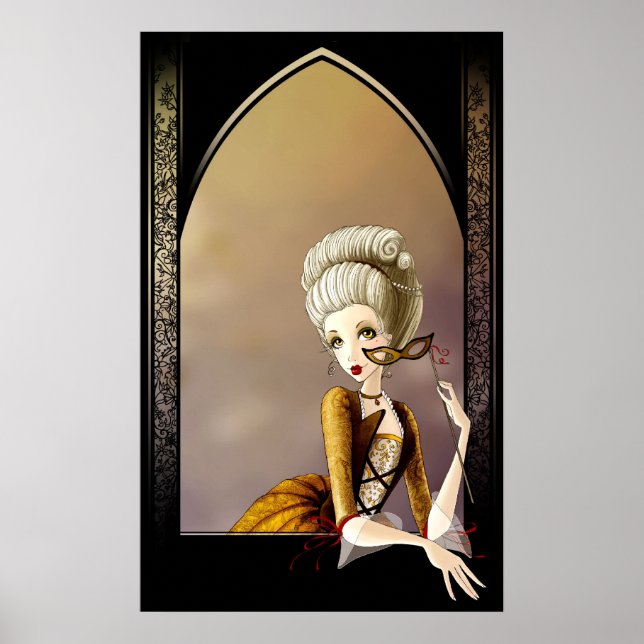 Dam vid domstolen poster (Framsidan)