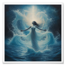 Dam vid Sjö Fototryck