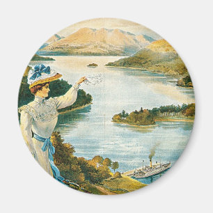 Dam vid Sjö ~ Furness Railway Magnet