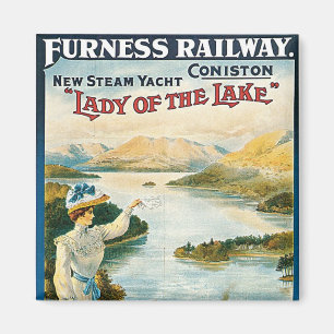 Dam vid Sjö ~ Furness Railway Magnet