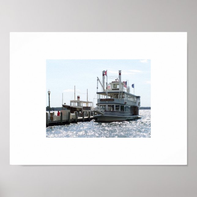 Dam vid Sjö Sjö Genève, WI Poster (Framsidan)