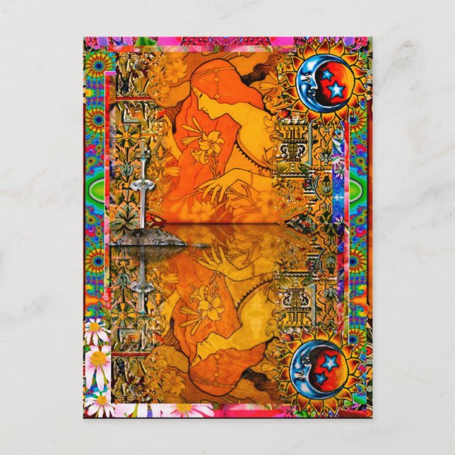 Dam vid Sjö Vykort (Framsida)