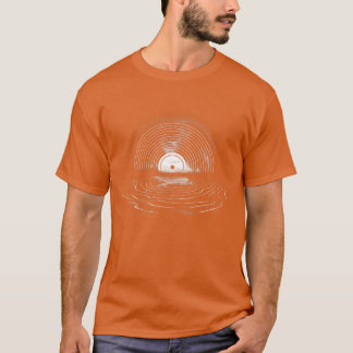 Dam Vinyl Musik Vinyl Måne Vinyl Skiva Älskare T Shirt