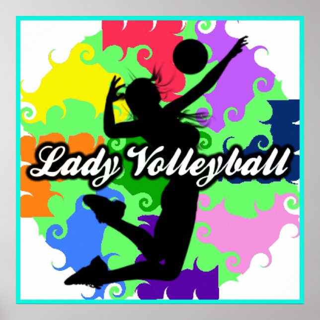 Dam Volleyball Graphic Poster (Framsidan)