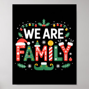 Dam We Are Family Jul 2025 Pyjamas Rolig Poster