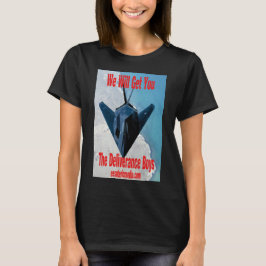 Dam "We Will Get You" svart t-shirt