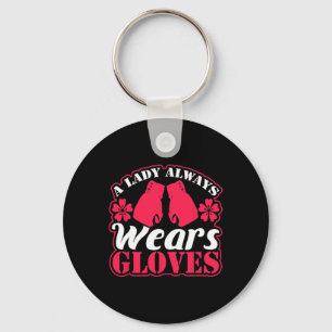 Dam Wears Boxing Handskar Fighting Gym Women Fitne Nyckelring
