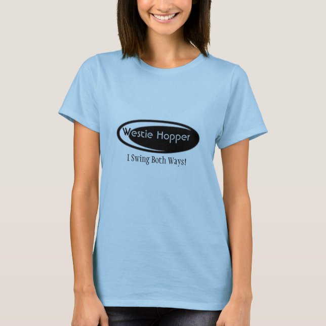 Dam Westie Hopper T-shirt (Framsida)
