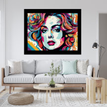 Dam Wilma Pop Art Poster