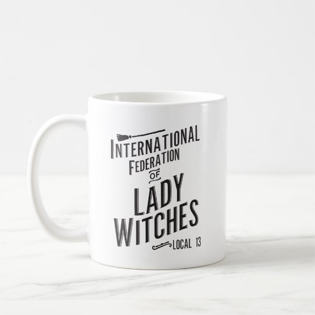 Dam Witches Halloween Mugg (Vänster)