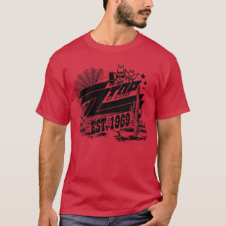 Dam ZZop Est 1969våra VNeck vänner T Shirt