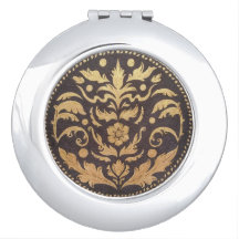 Damascene Artwork compact spegel