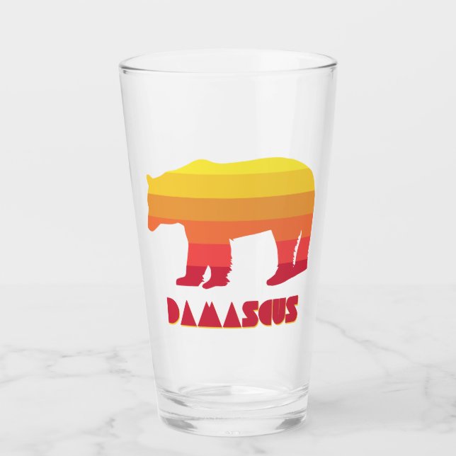 Damascus Virginia Rainbow Bear Glaskopp (Framsida)