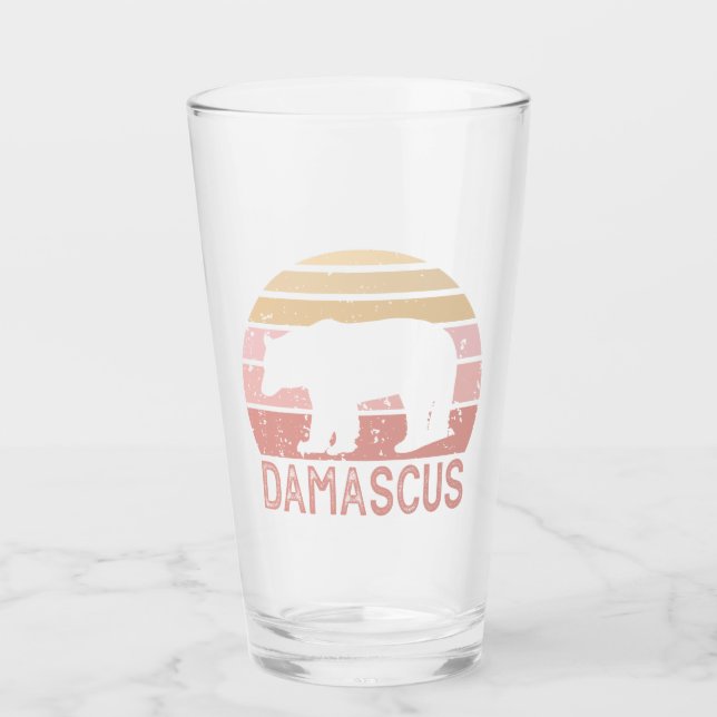 Damascus Virginia Retro Bear Glaskopp (Framsida)