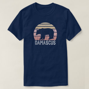 Damascus Virginia Retro Bear T Shirt
