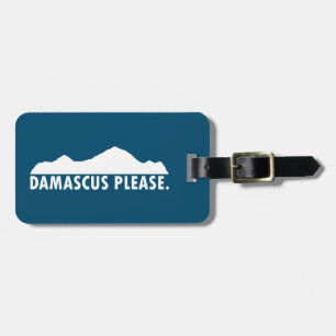 Damascus Virginia, snälla Bagagebricka