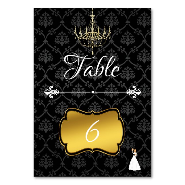 Damask Bordsnummer (Framsidan)