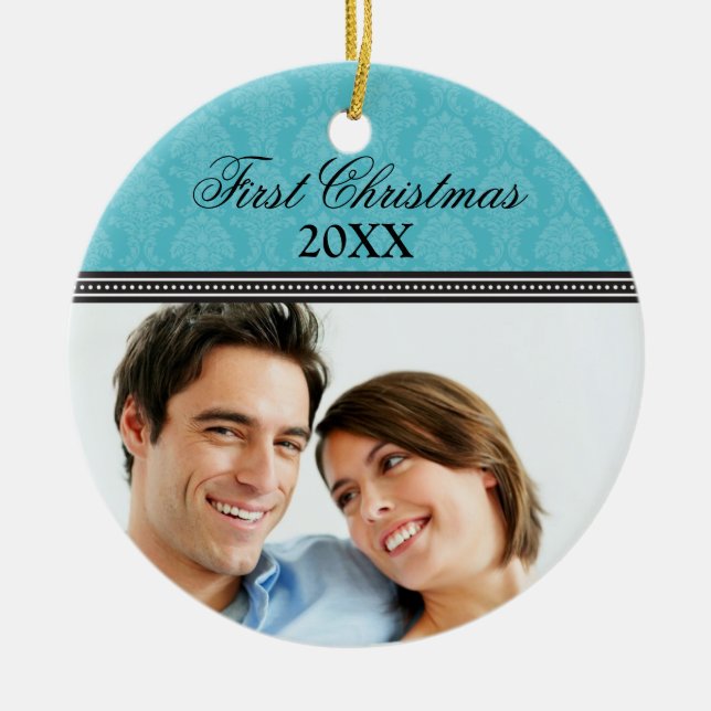 Damask Bröllop ornament (akvarium) (Framsidan)