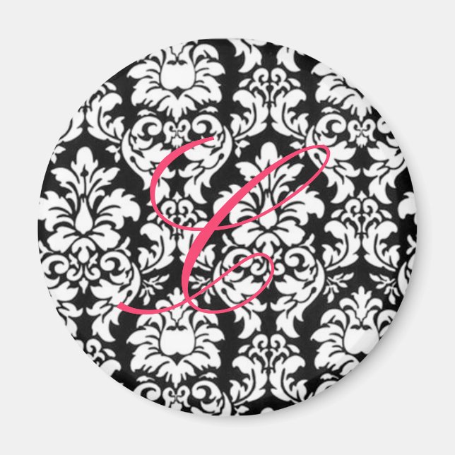 Damask "C" Magnet (Framsidan)
