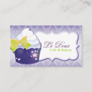Damask Cupkaka Bakery Visitkort