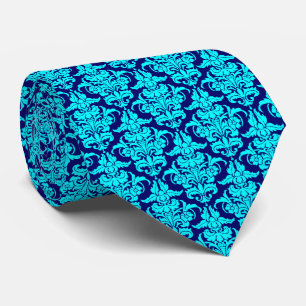 Damask - Cyan på djuphavets flotta Slips
