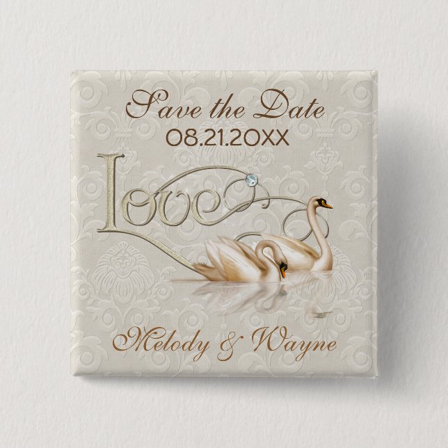 Damask Elegance Knapp (Framsida)