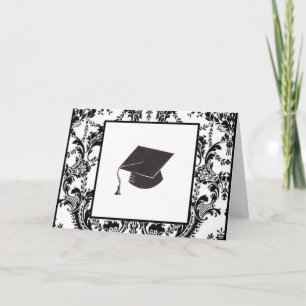 Damask-examensgrattis Kort