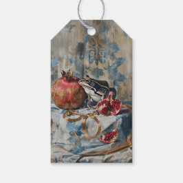 Damask - Gift-Märkre Presentetikett