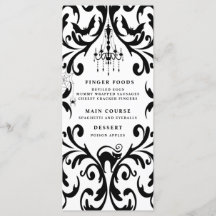Damask Glam Halloween Dinner Party