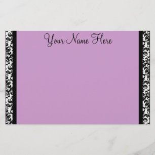 Damask Gräns Brevpapper