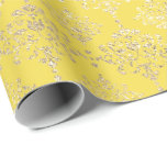 Damask Guld Faux Royal Metallic Gult Presentpapper<br><div class="desc">Glam och Chic Wrapping Papper för många tillfällen som födelsedag,  årsdag,  bröllop,  brudens sida,  nytt arbete,  nytt hem,  företag party,  pension party,  nyfödd bebis,  ... </div>