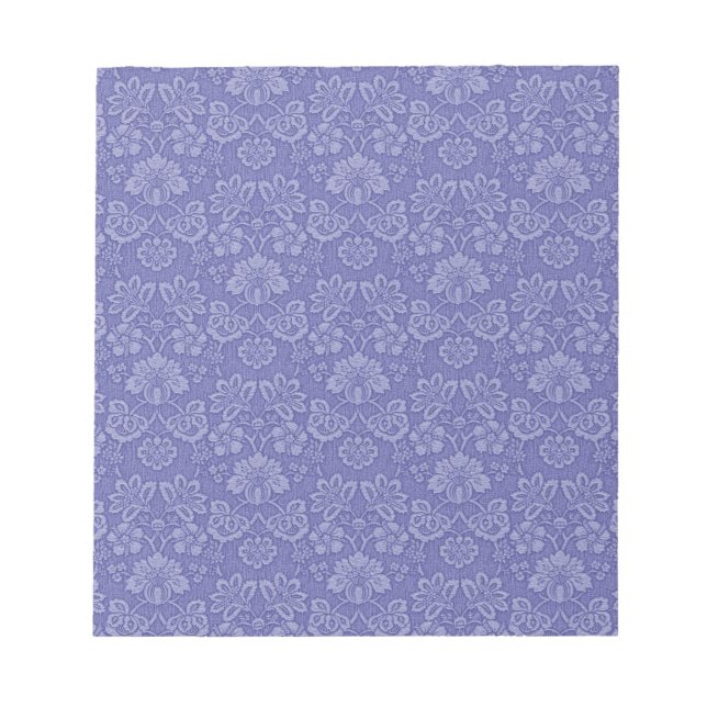 Damask i blå anteckningsblock (Framsida)