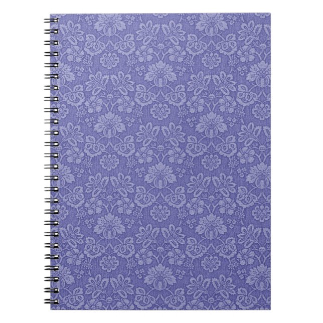 Damask i blå anteckningsbok (Framsidan)