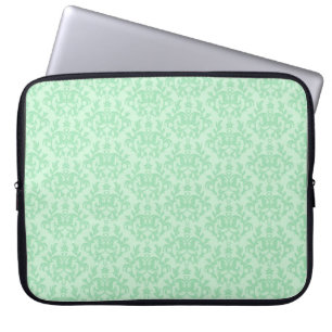 Damask "Kangaroo Tass" bärbar dator med mint grönt Laptop Sleeve