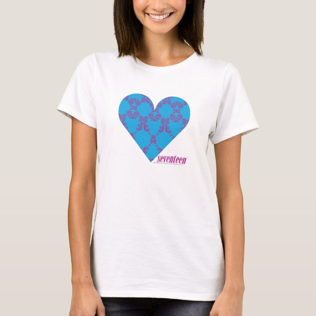Damask Lila-Aqua 3 Tee (Framsida)