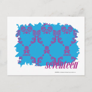 Damask Lila-Aqua 4 Vykort