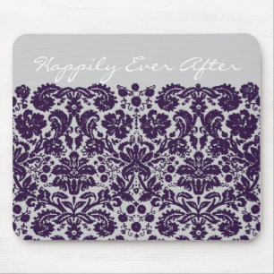Damask Lila Bröllop Musmatta